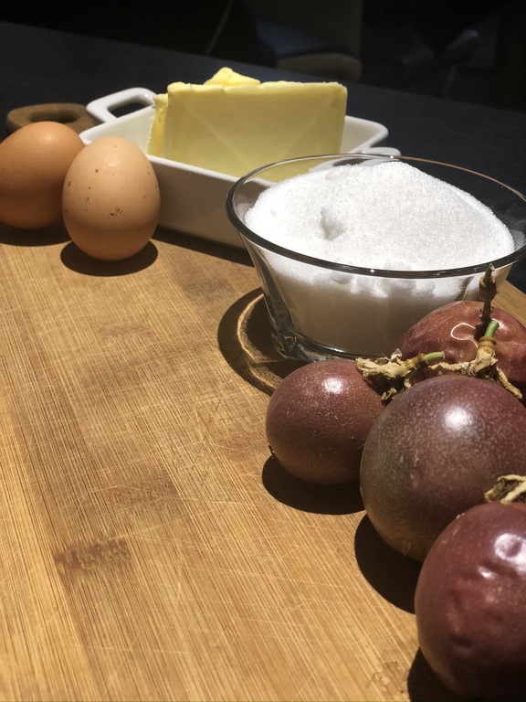 Passionfruit Butter Ingredients