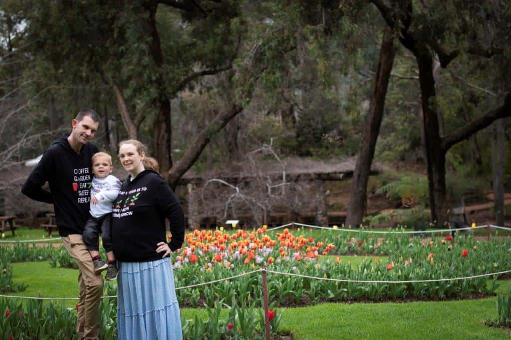 Yates Springtime at Araluen is great place to take the family and get a family photo